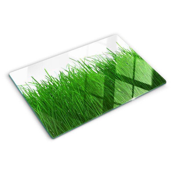 Schneidebrett mit Motiv „Gras in der Sonne“
