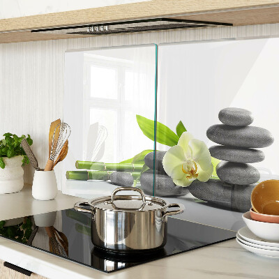 Schneidebrett mit Orchideen- und Spa-Steinmuster