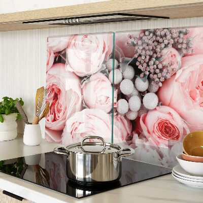 Schneidebrett Rosen in Rosatönen