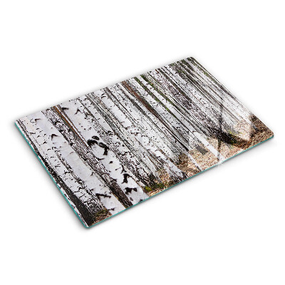 Schneidebrett Weiße Stämme von Birken