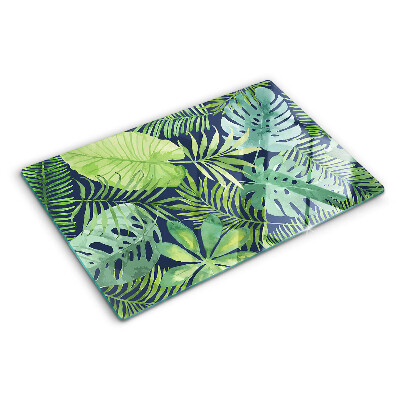 Schneidebrett glas Tropische Vegetation