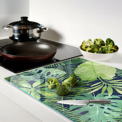 Schneidebrett glas Tropische Vegetation