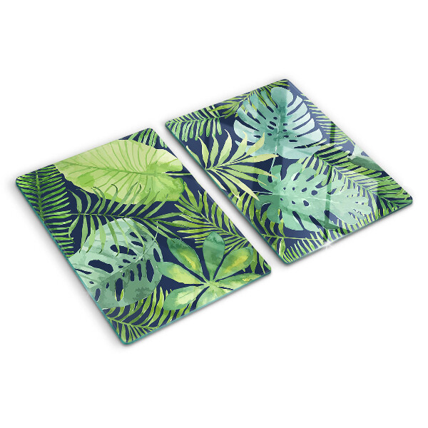 Schneidebrett glas Tropische Vegetation