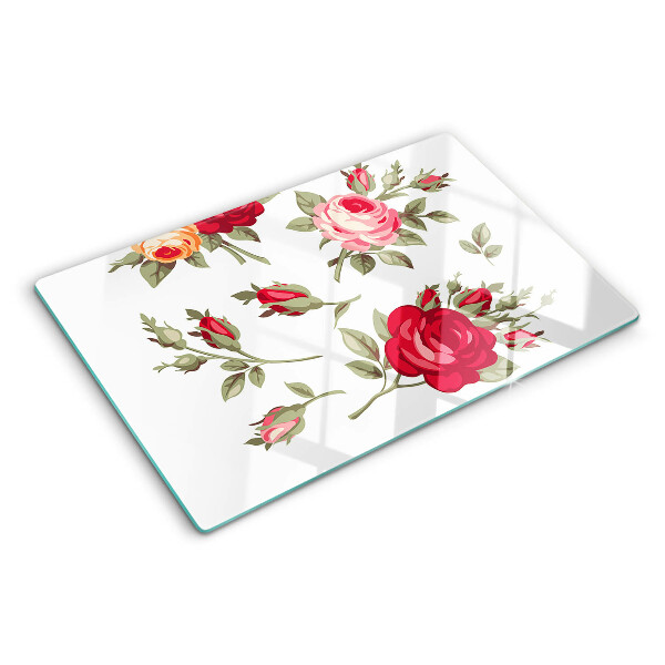 Schneidebrett Vintage-Rosen