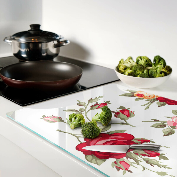 Schneidebrett Vintage-Rosen