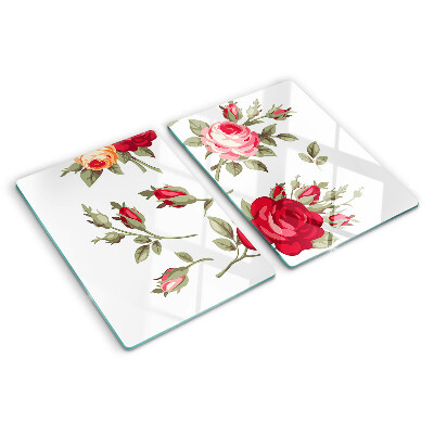 Schneidebrett Vintage-Rosen
