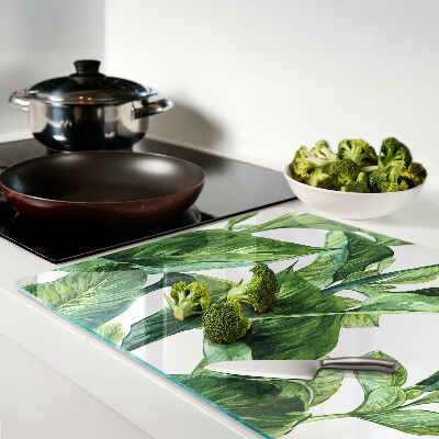 Schneidebrett Blätter tropischer Pflanzen