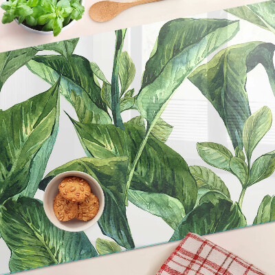 Schneidebrett Blätter tropischer Pflanzen