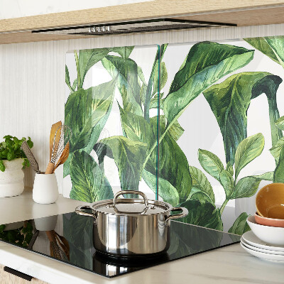 Schneidebrett Blätter tropischer Pflanzen