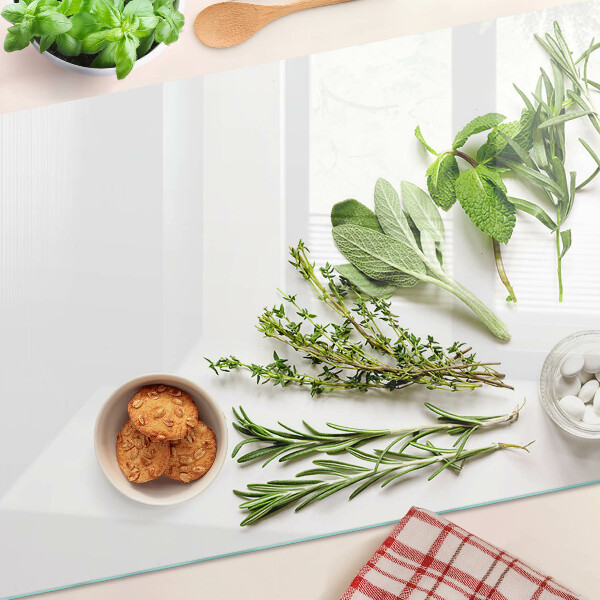 Schneidebrett mit Motiv Küchenkräuter