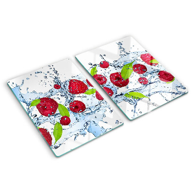 Schneidebrett Früchte im Wasser