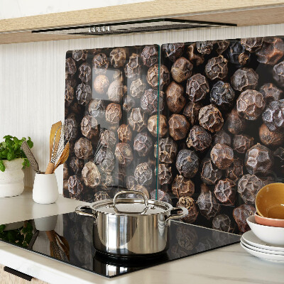 Glas schneidebrett Pfefferkörner