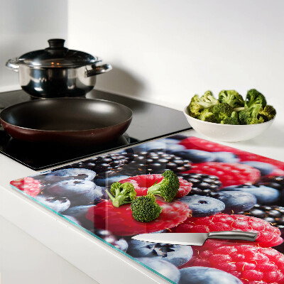 Glas schneidebrett Waldfrüchte