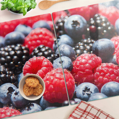 Glas schneidebrett Waldfrüchte