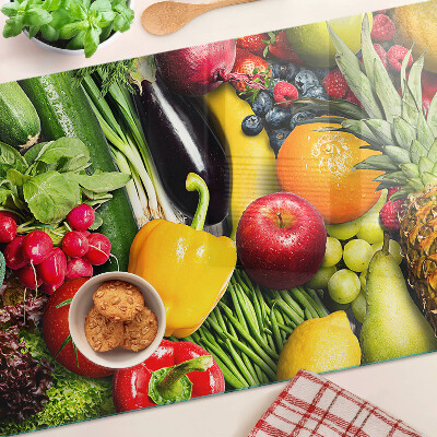 Schneidebrett Obst und Gemüse