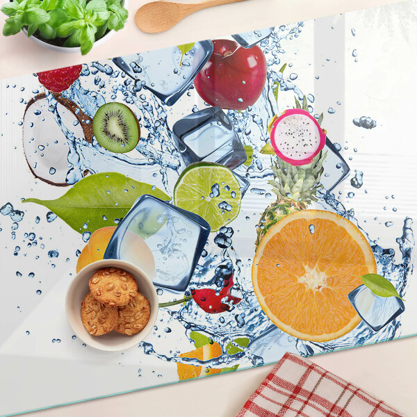 Schneidebrett für Obst und Eis geeignet