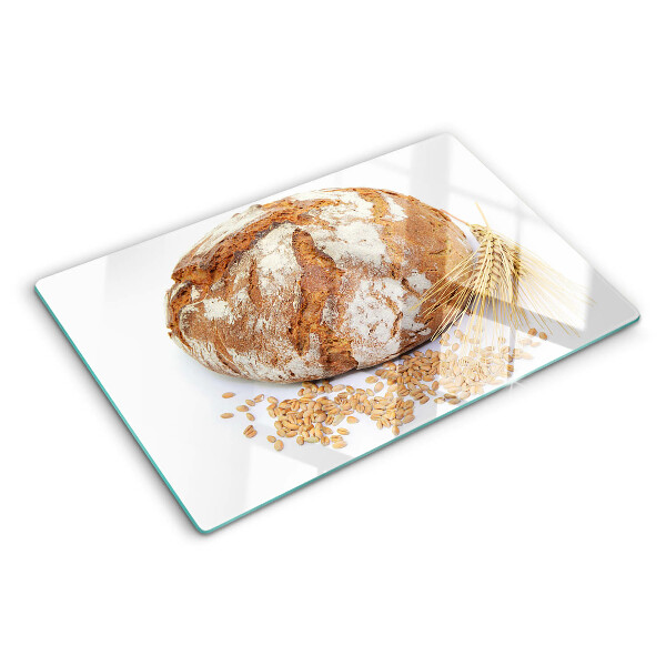 Schneidebrett Brot und Getreide