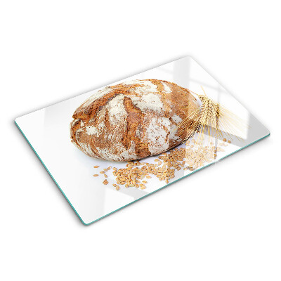 Schneidebrett Brot und Getreide