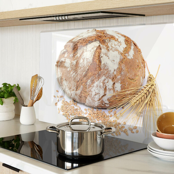 Schneidebrett Brot und Getreide