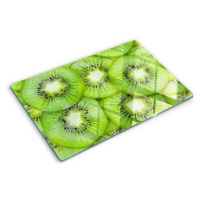 Schneidebrett glas Kiwischeiben