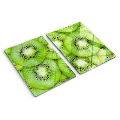 Schneidebrett glas Kiwischeiben