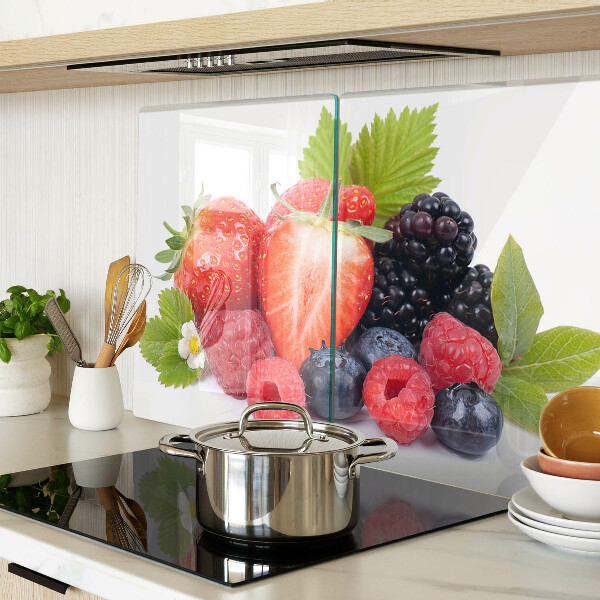 Schneidebrett mit Motiv Waldfrüchte