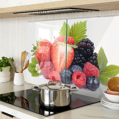 Schneidebrett mit Motiv Waldfrüchte