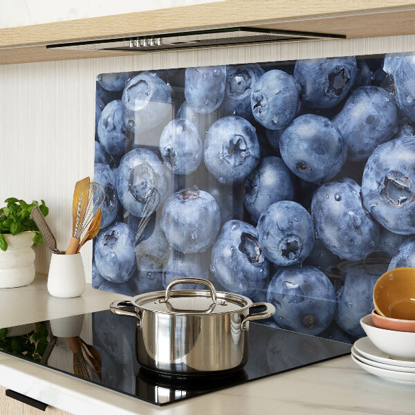 Glas-Schneidebrett mit Motiv Waldbeeren