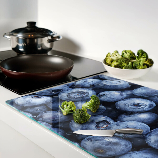 Glas-Schneidebrett mit Motiv Waldbeeren