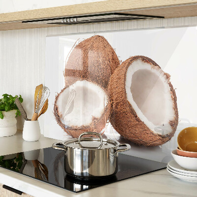 Schneidebrett Glas mit Dekor im Kokosnussmuster