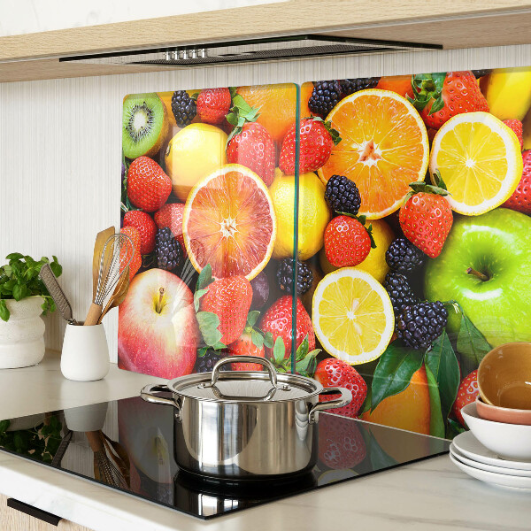 Schneidebrett Tropische Früchte und Beeren