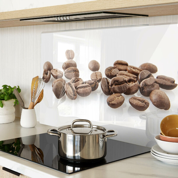 Schneidebrett mit Kaffeebohnen-Motiv