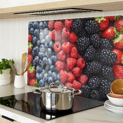 Schneidebrett glas Waldfrüchte