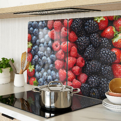 Schneidebrett glas Waldfrüchte