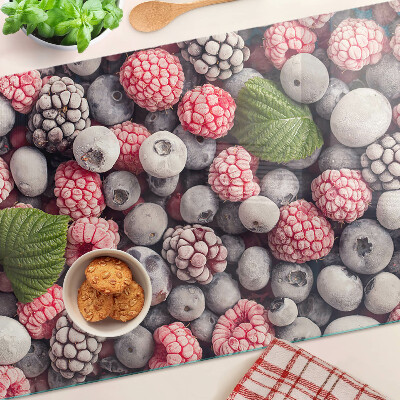 Glas schneidebrett Waldfrüchte