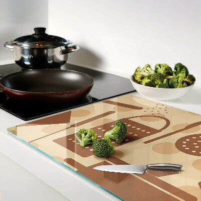 Schneidebrett Küchenaccessoires im Retro-Stil