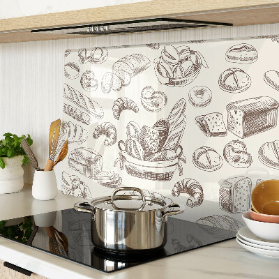 Schneidebrett Glas für Backwaren und süße Snacks