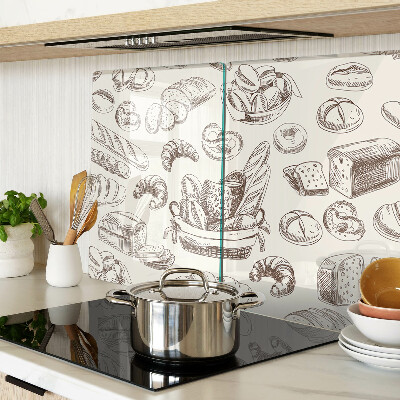 Schneidebrett Glas für Backwaren und süße Snacks