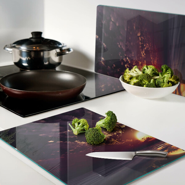 Schneidebrett mit Motiv