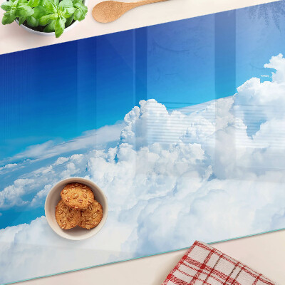 Schneidebrett Himmel mit Wolken