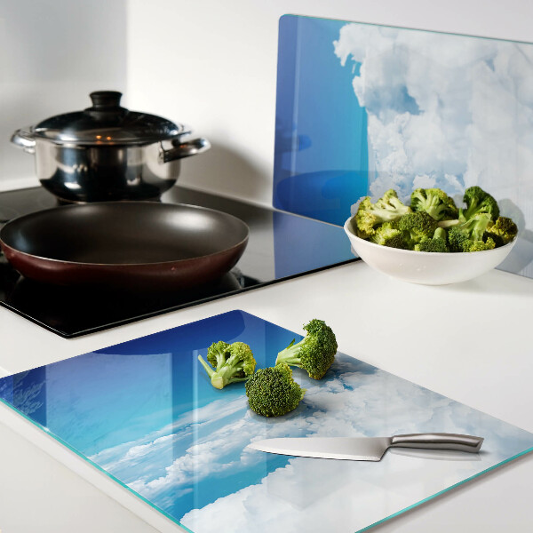 Schneidebrett Himmel mit Wolken