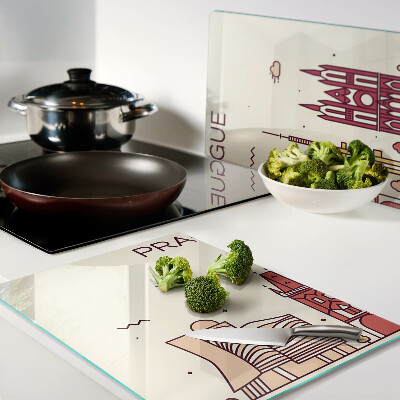 Schneidebrett Prag – Stadtansicht