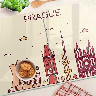 Schneidebrett Prag – Stadtansicht