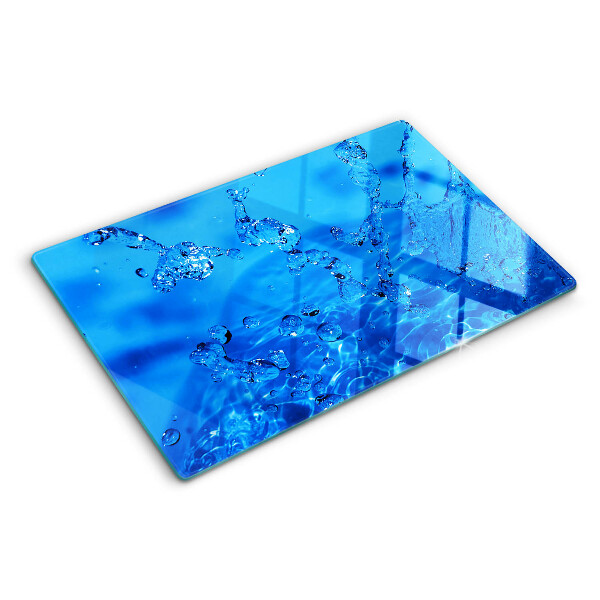 Schneidebrett Wasser- und Luftblasen