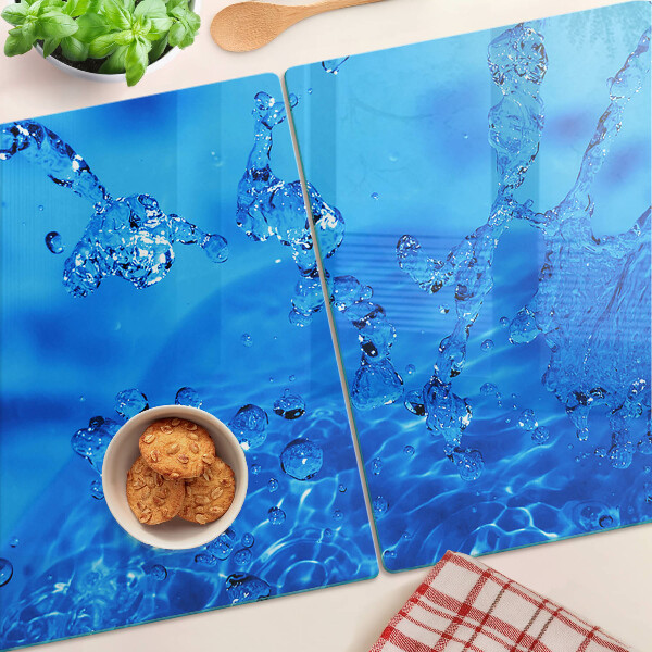 Schneidebrett Wasser- und Luftblasen