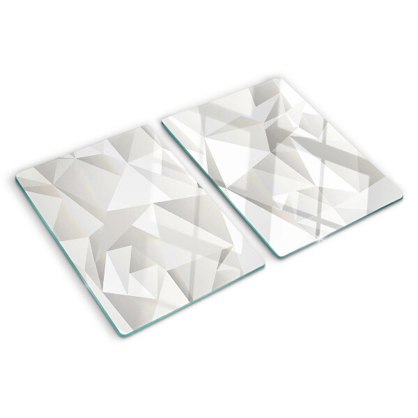 Schneidebrett glas Motive geometrischer Formen