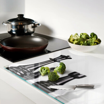 Schneidebrett Schach, König und Turm