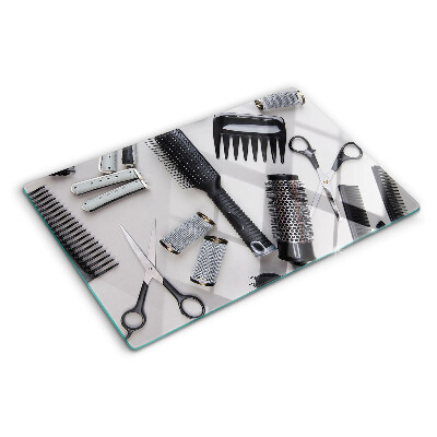 Glas schneidebrett Friseurzubehör