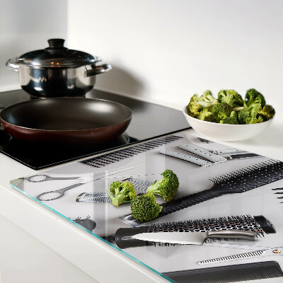 Glas-Schneidebrett für Friseursalon oder Friseurarbeitsplatz