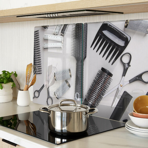 Glas-Schneidebrett für Friseursalon oder Friseurarbeitsplatz